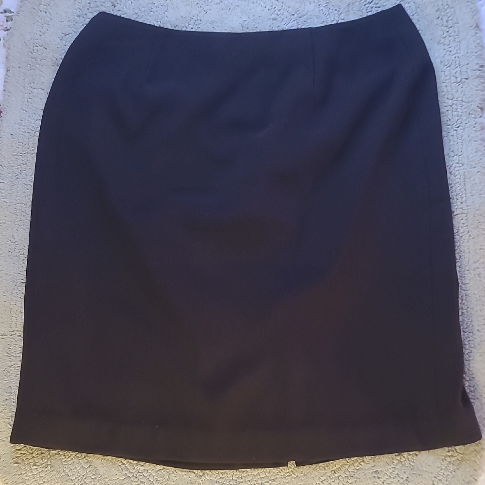 Elegant Chocolate Brown Pencil Skirt